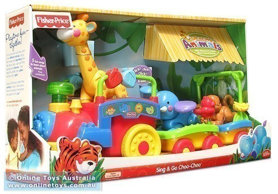 Fisher Price - Amazing Animals - Sing and Go Choo-Choo - Online Toys  Australia