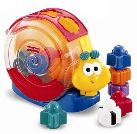 Fisher Price - Bee-Bop Buildin - Singin Snail Pail - Out of Box