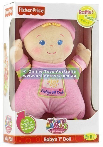 Fisher Price Brilliant Basics Baby s 1st Doll