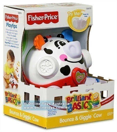Fisher Price - Brilliant Basics - Bounce and Giggle Cow