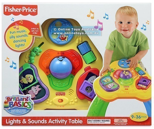 Fisher Price - Brilliant Basics - Lights and Sounds Activity Table