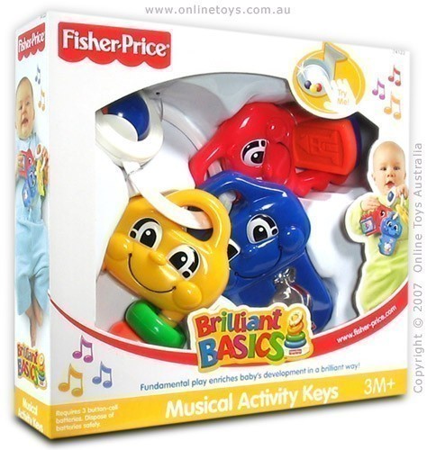 Fisher Price Brilliant Basics Musical Activity Keys