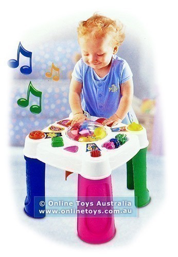 Fisher Price Brilliant Basics - Musical Pop-tivity Table and Child