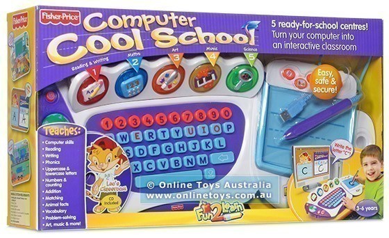 Fisher Price - Fun 2 Learn - Computer Cool School