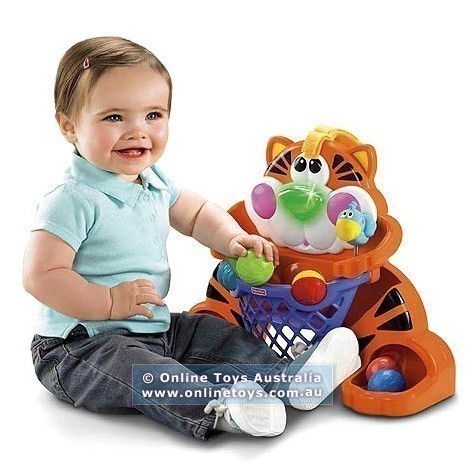 Fisher Price - Go Baby Go - Tippin' Tiger Ball Toss