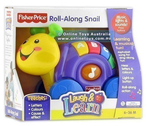 Fisher Price - Laugh and Learn - Roll-Along Snail