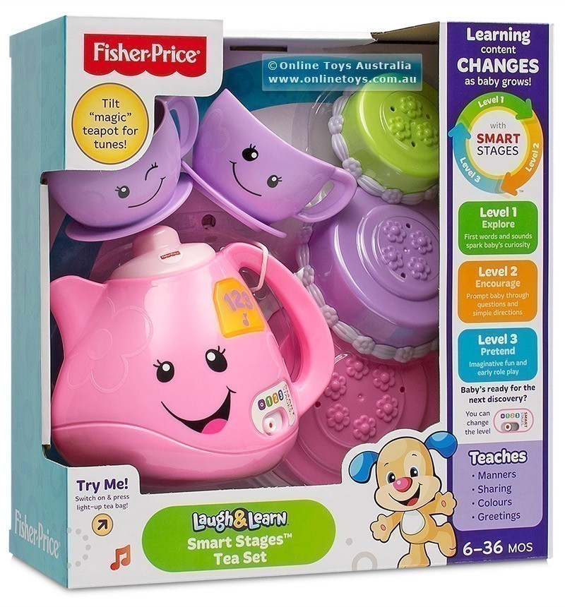 Fisher Price - Laugh and Learn - Smart Stages Tea Set