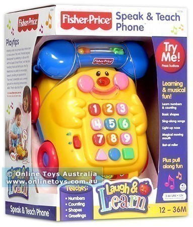Fisher Price - Laugh and Learn - Speak and Teach Phone