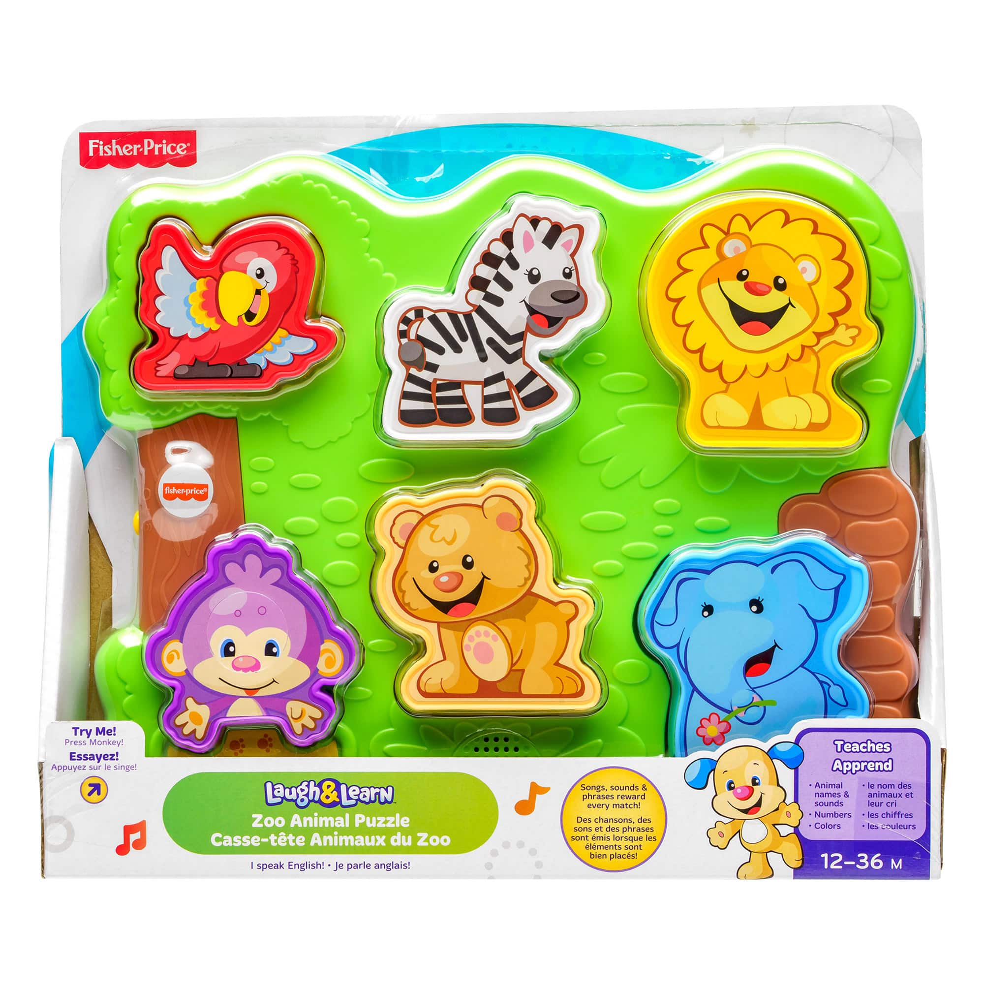 Fisher Price - Laugh & Learn Animal Puzzle Assortment