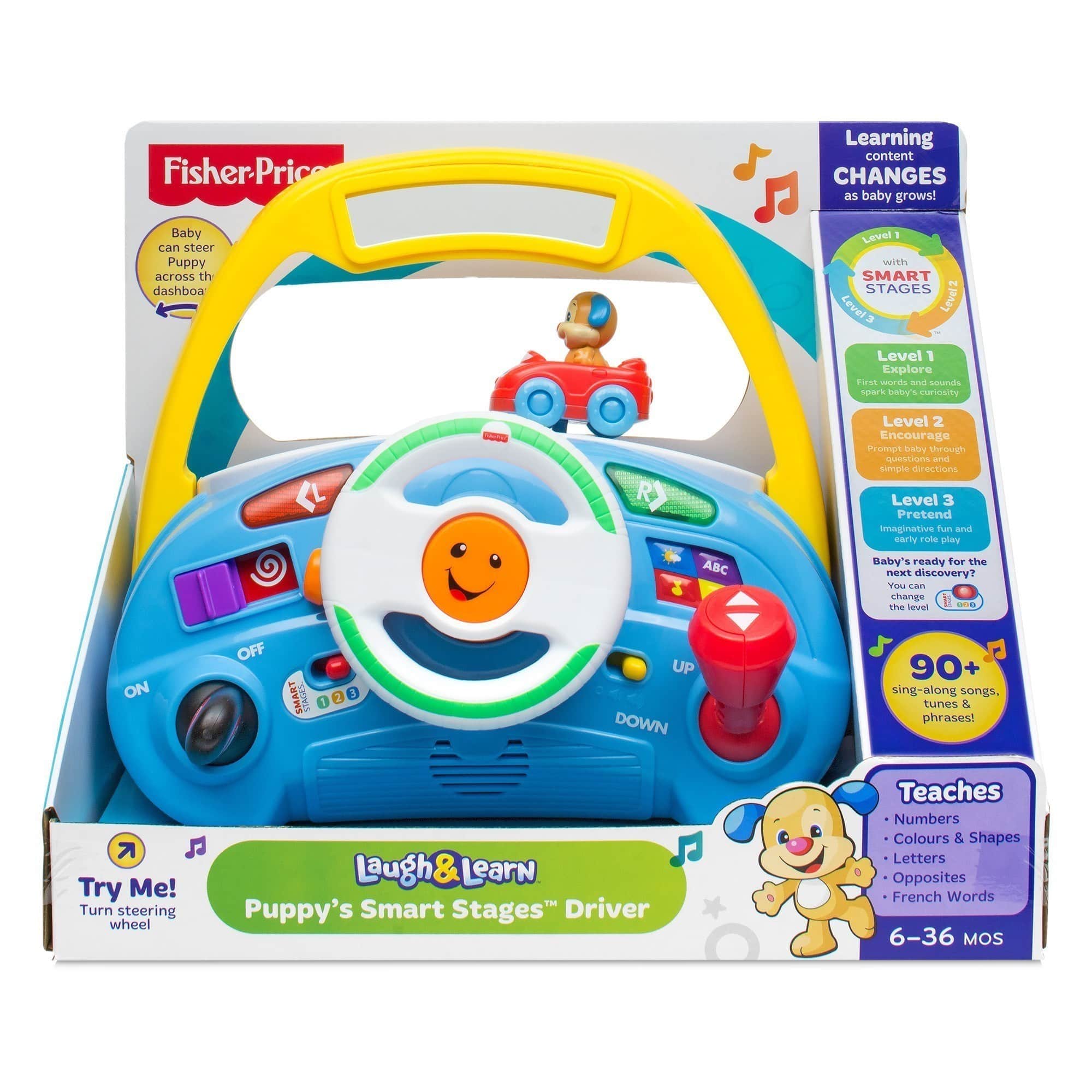 Fisher Price - Laugh & Learn - Puppy's Smart Stages Driver