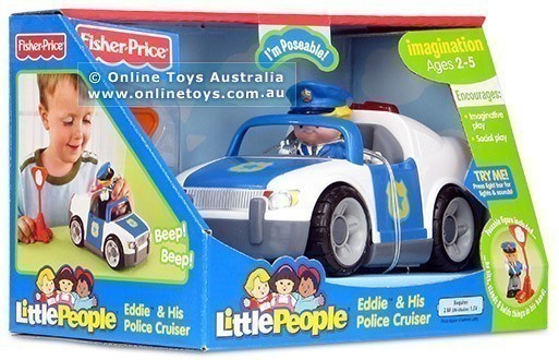 Fisher Price - Little People - Eddie and His Police Cruiser