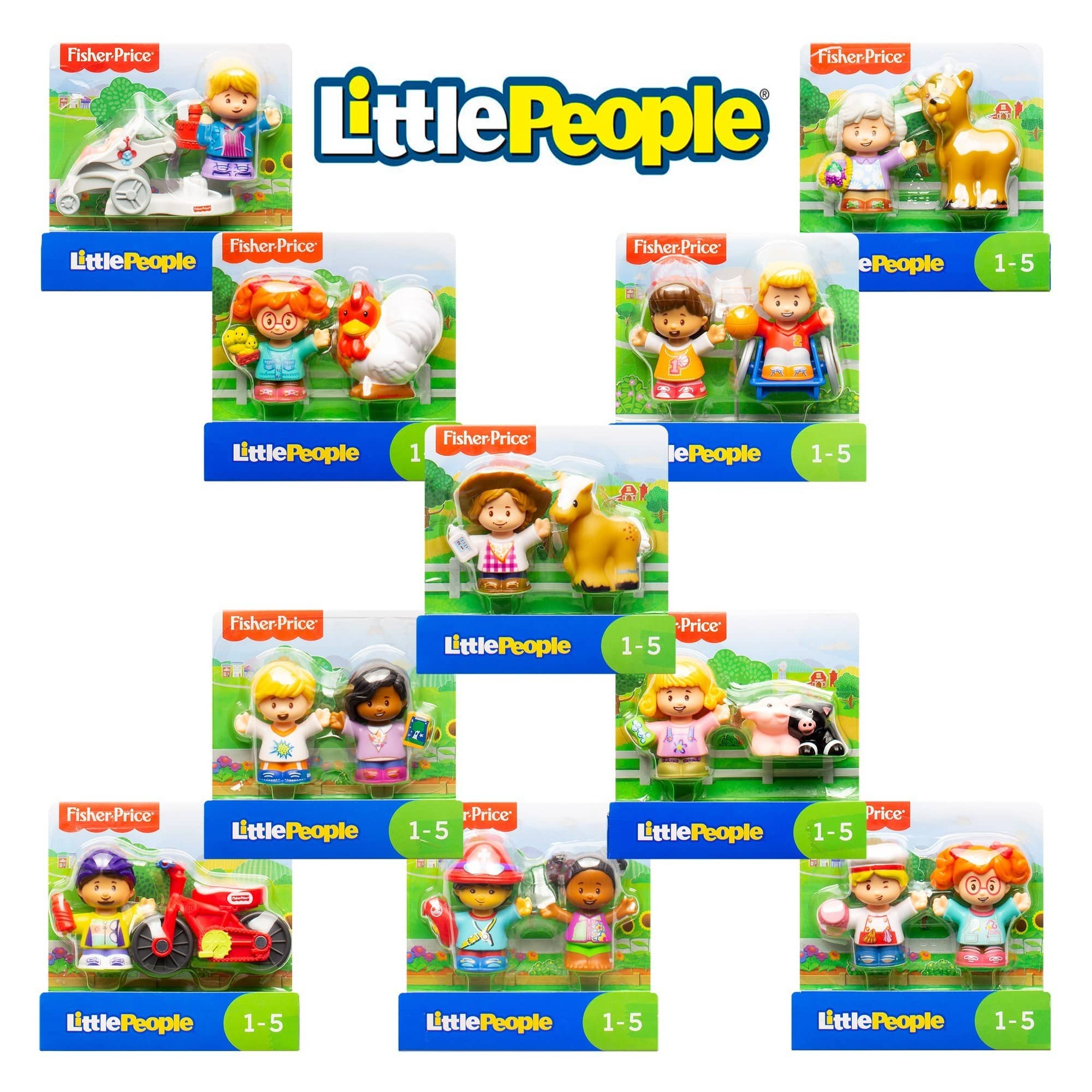 Fisher Price - Little People Figures - 2 Pack Assortment