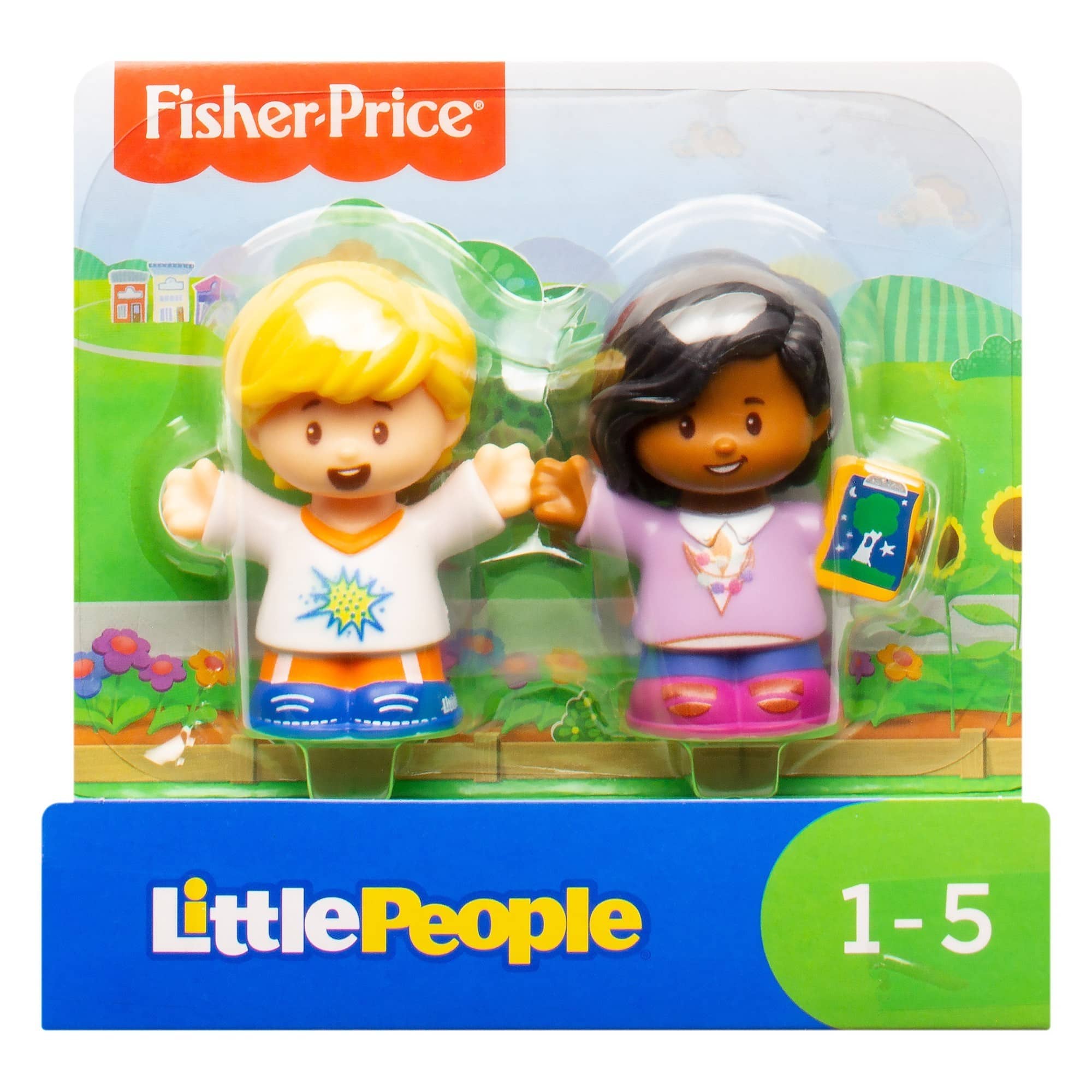 Fisher Price - Little People Figures - Eddie and Friend