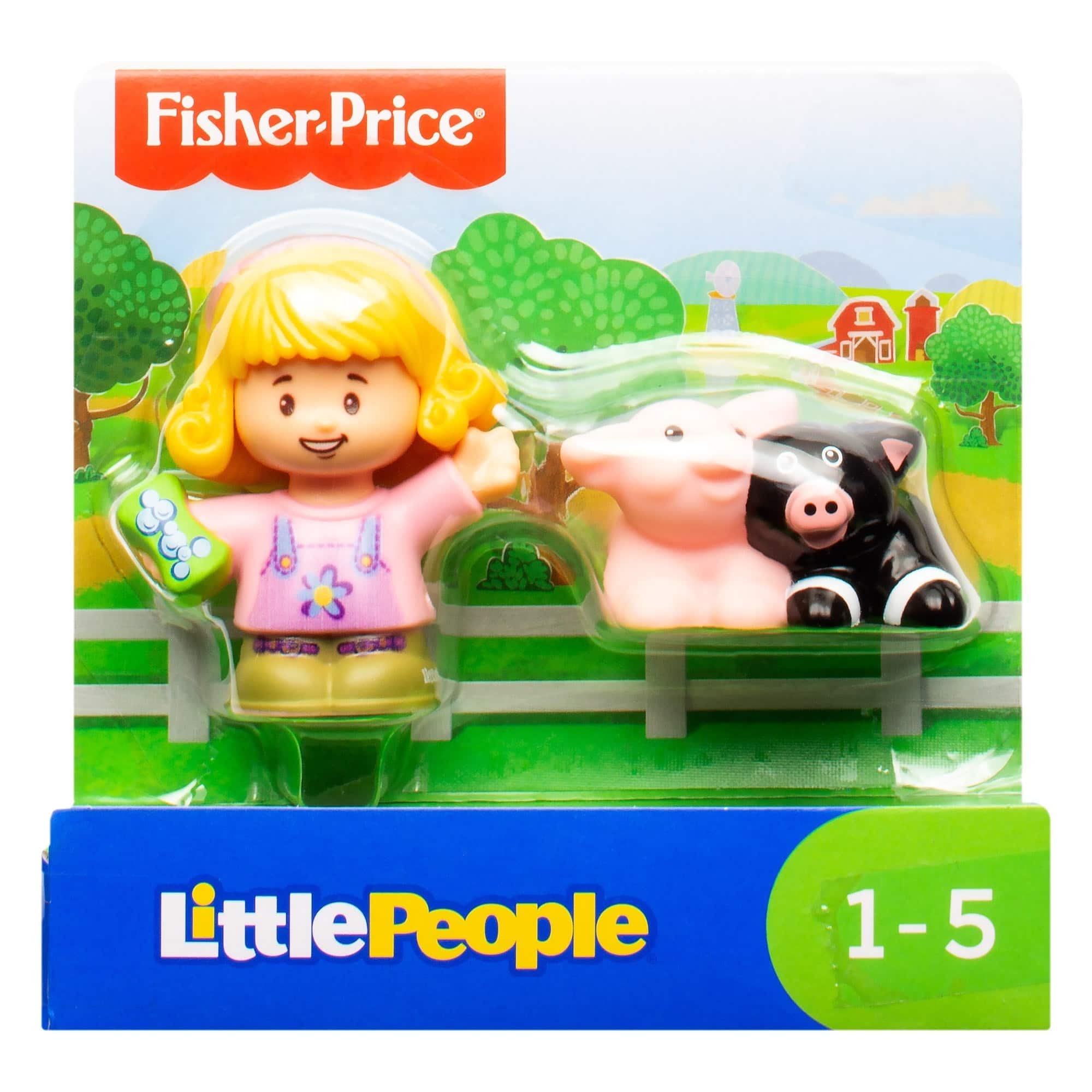 Fisher Price - Little People Figures - Emma and Piglets