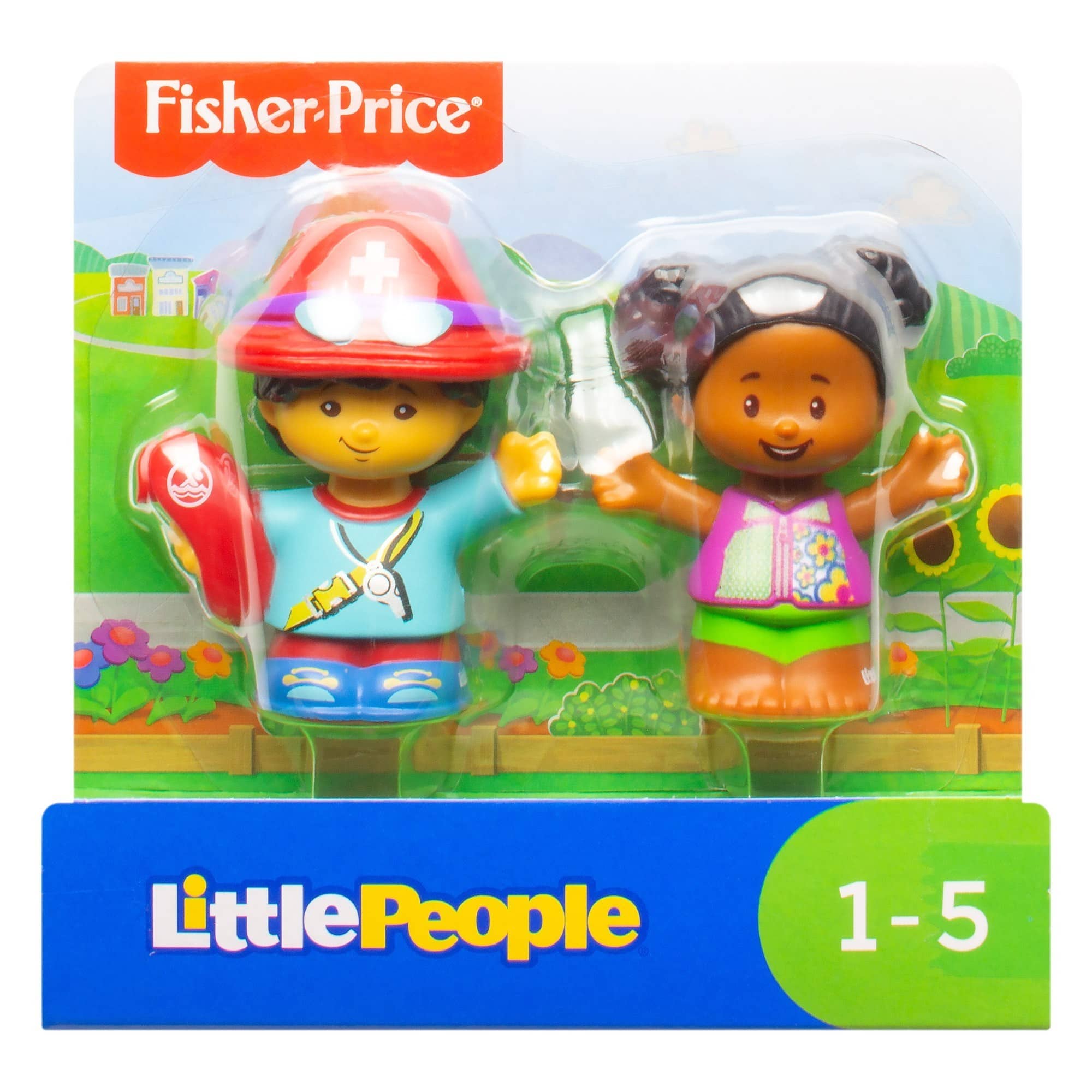 Fisher Price - Little People Figures - Lifeguard Steven and Tessa
