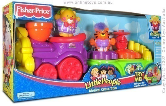 Fisher Price - Little People - Musical Circus Train - In a box
