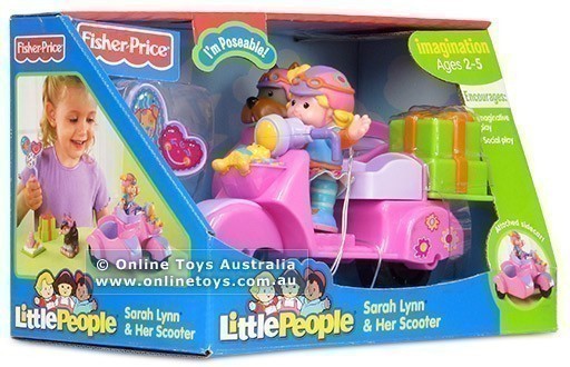 Fisher Price - Little People - Sarah Lynn and Her Scooter