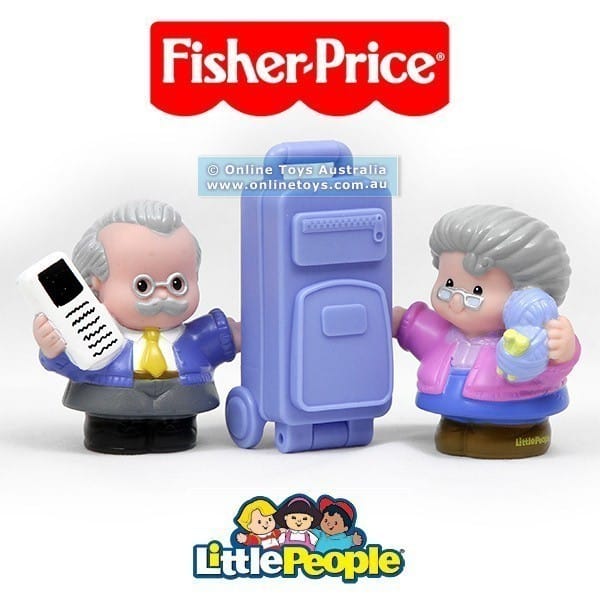 Fisher Price - Little People - Tube Figures - Grandparents