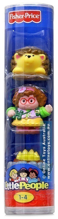 Fisher Price - Little People - Tube Figures - Maggie Hedgehog and Camp Fire