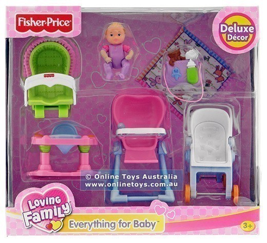 Fisher Price - Loving Family - Deluxe Everything For Baby
