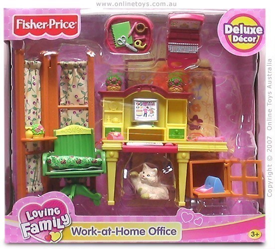 Fisher Price - Loving Family - Deluxe Work at Home Office