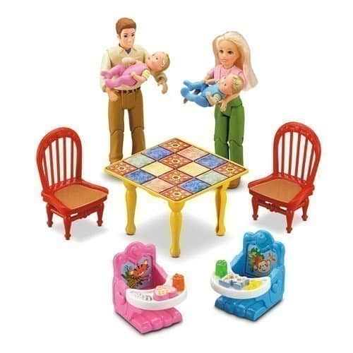 Fisher Price - Loving Family - Grand Dollhouse - Family and Included Furniture