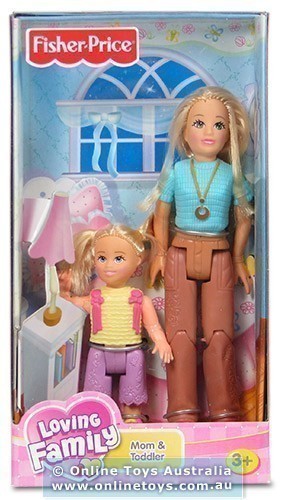 Fisher Price - Loving Family - Mum and Toddler Dolls