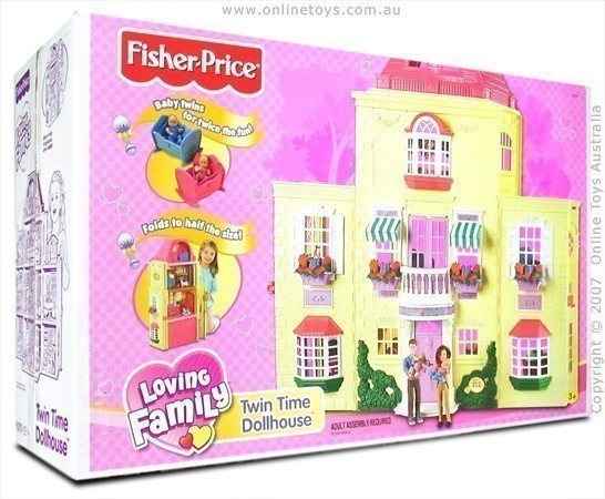 Fisher Price - Loving Family - Twin Time Dollhouse - Box