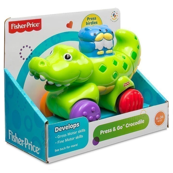 Fisher Price - Press and Go Crocodile