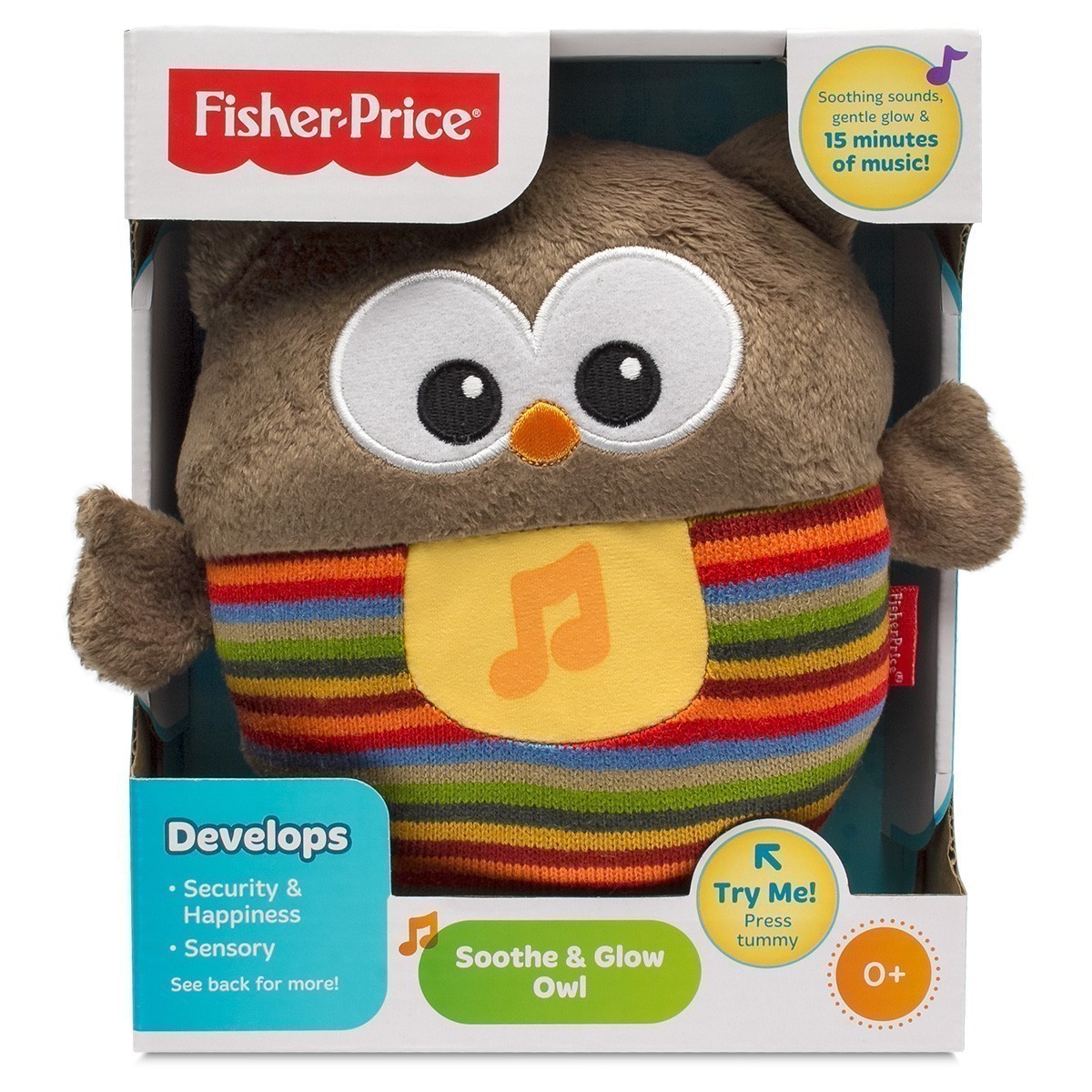 Fisher Price® - Soothe and Glow Owl - Brown