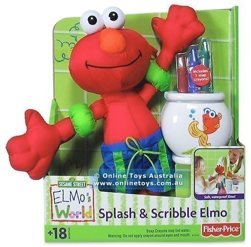 Fisher Price - Splash N Scribble Elmo - In Box