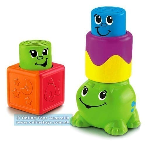 Fisher Price - Stack n Surprise - Peek-a-Boo Frog