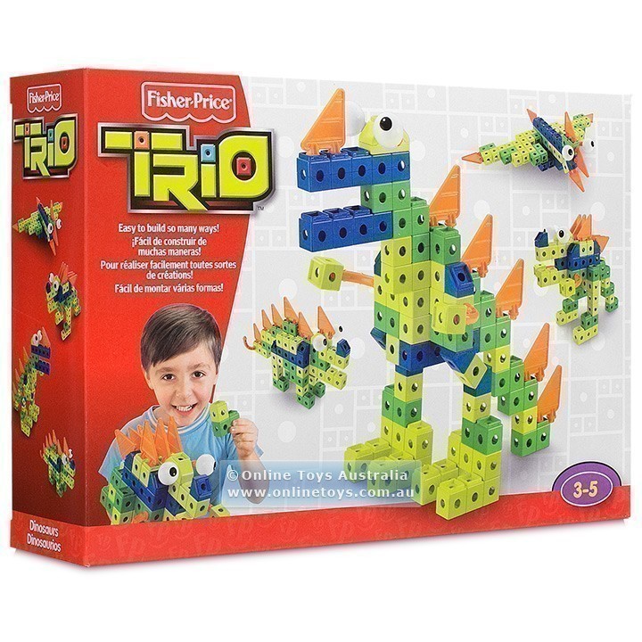 Fisher Price - Trio - Dinosaurs Building Set