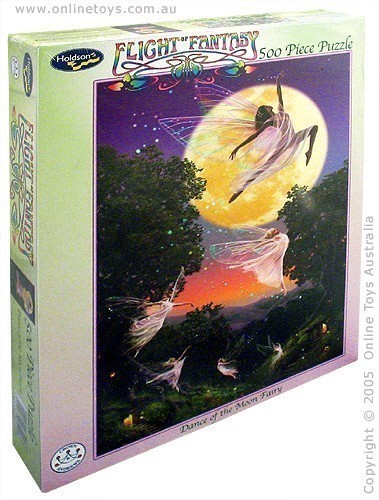 Flight of Fantasy, Dance of the Moon Fairy - 500 Piece Jigsaw Puzzle