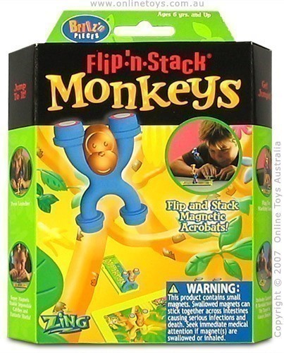 Flip and Stack Monkeys