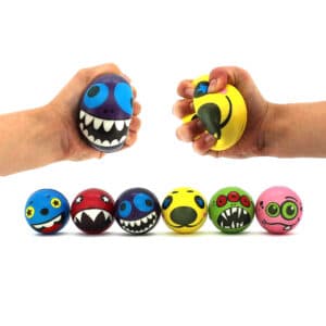 Funny Face Stress Ball - 76mm