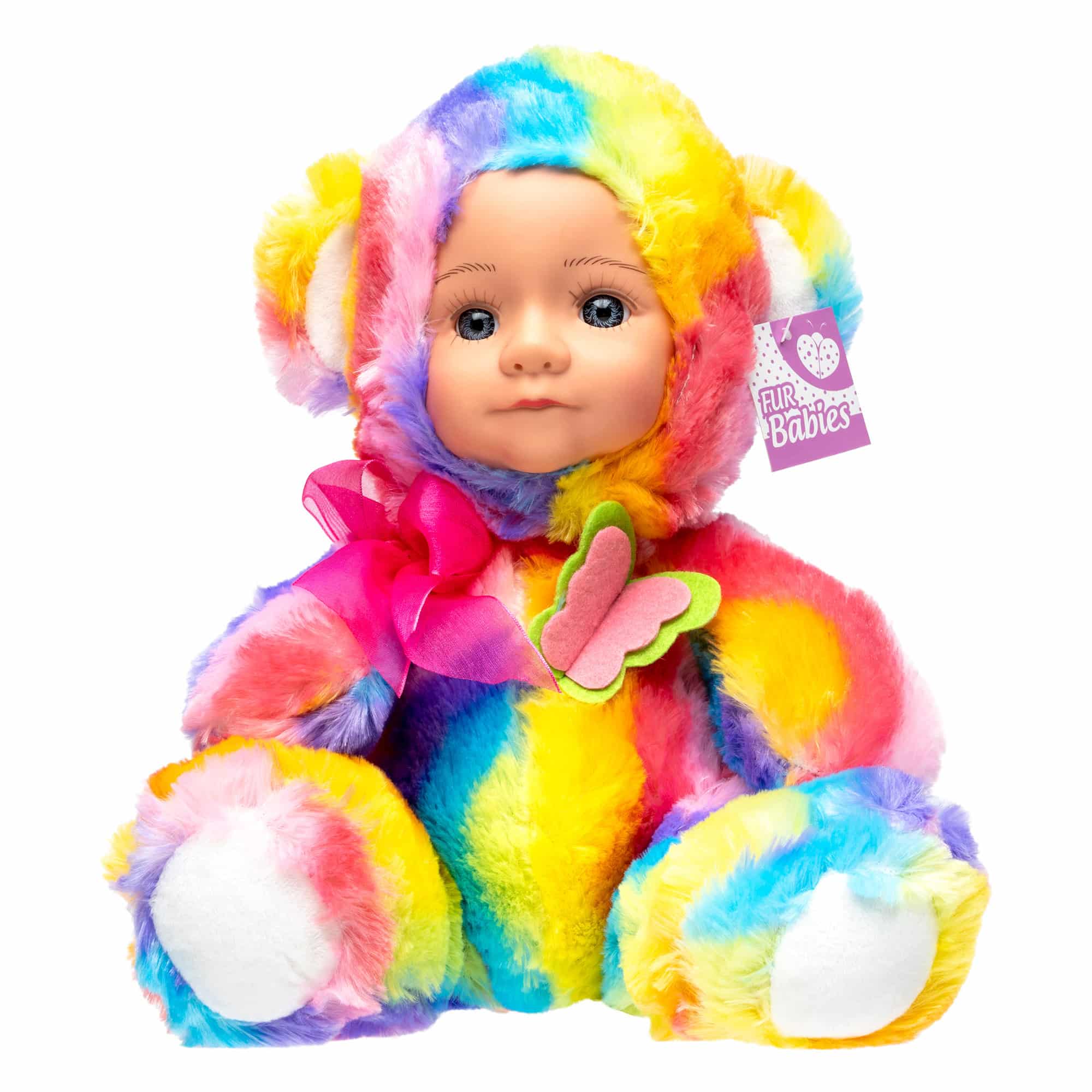 Fur Babies - 24cm Plush Doll - Buttons