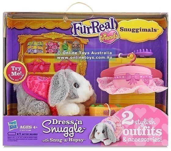 FurReal Friends - Snuggimals - Dress N Snuggle - Snug-a-Hopsy