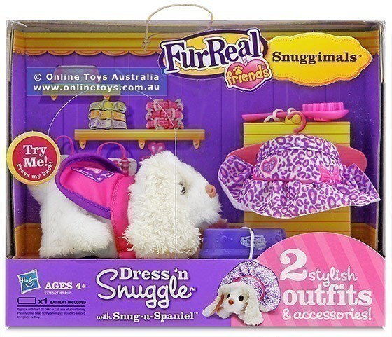 FurReal Friends - Snuggimals - Dress N Snuggle - Snug-a-Spaniel