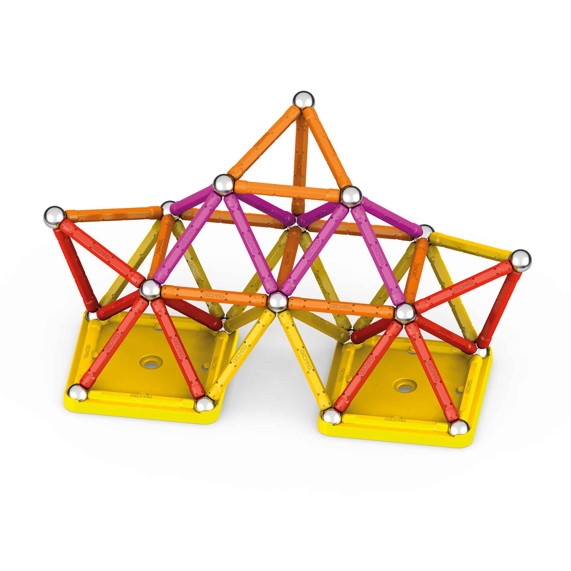 Geomag - 100% Recycled Colour -  93 Piece Set