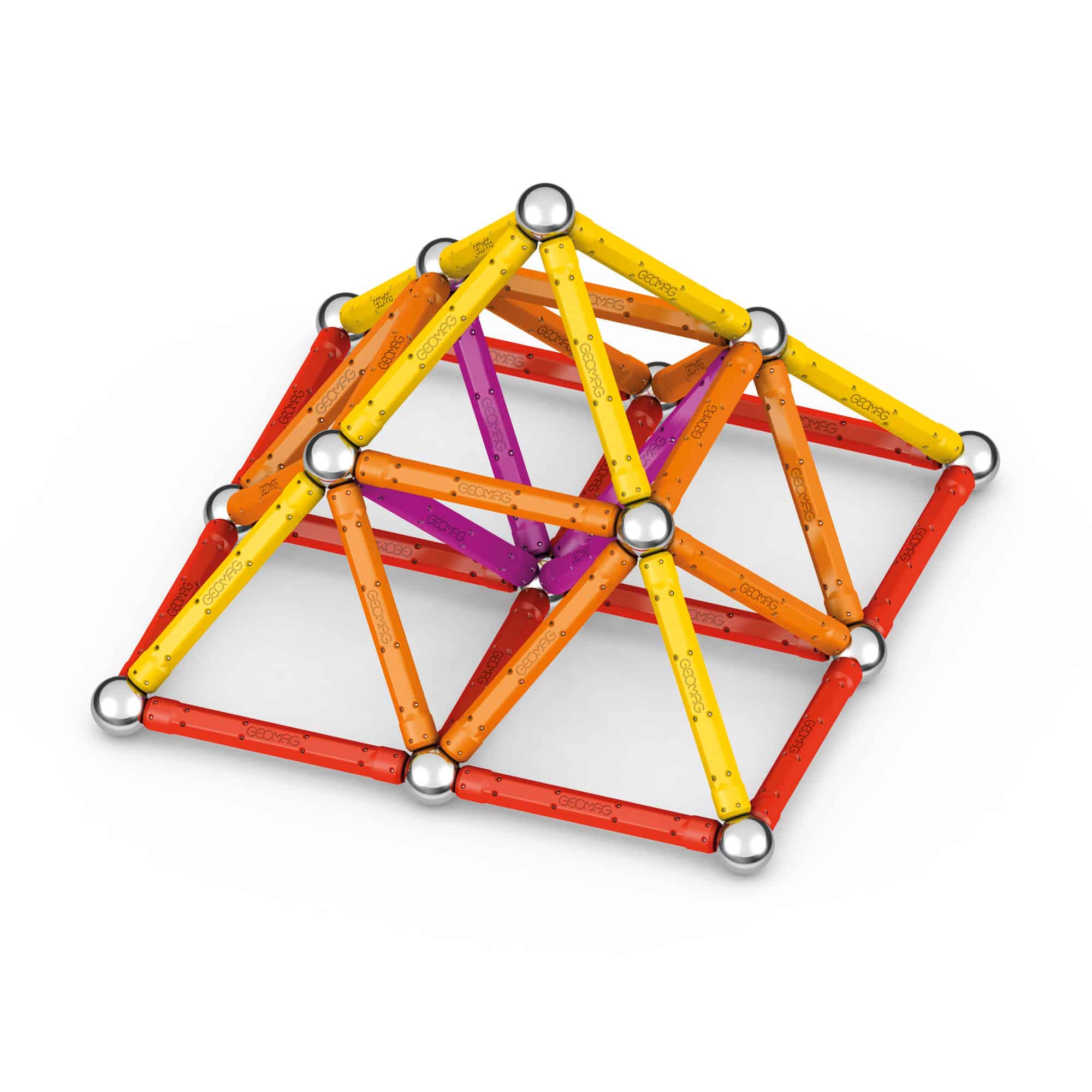 Geomag - 100% Recycled Colour -  93 Piece Set