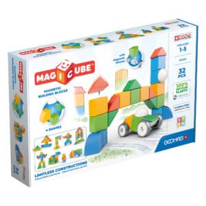 Geomag - 100% Recycled Magicube Shapes Set - 32 Pieces