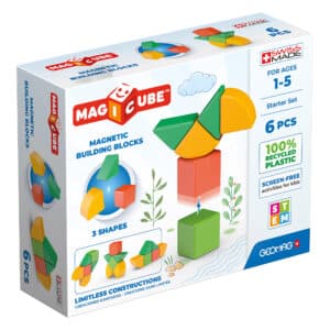 Geomag - 100% Recycled Magicube Shapes Set - 6 Pieces
