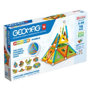 Geomag - 100% Recycled SuperColour Panels - 78 Piece Set