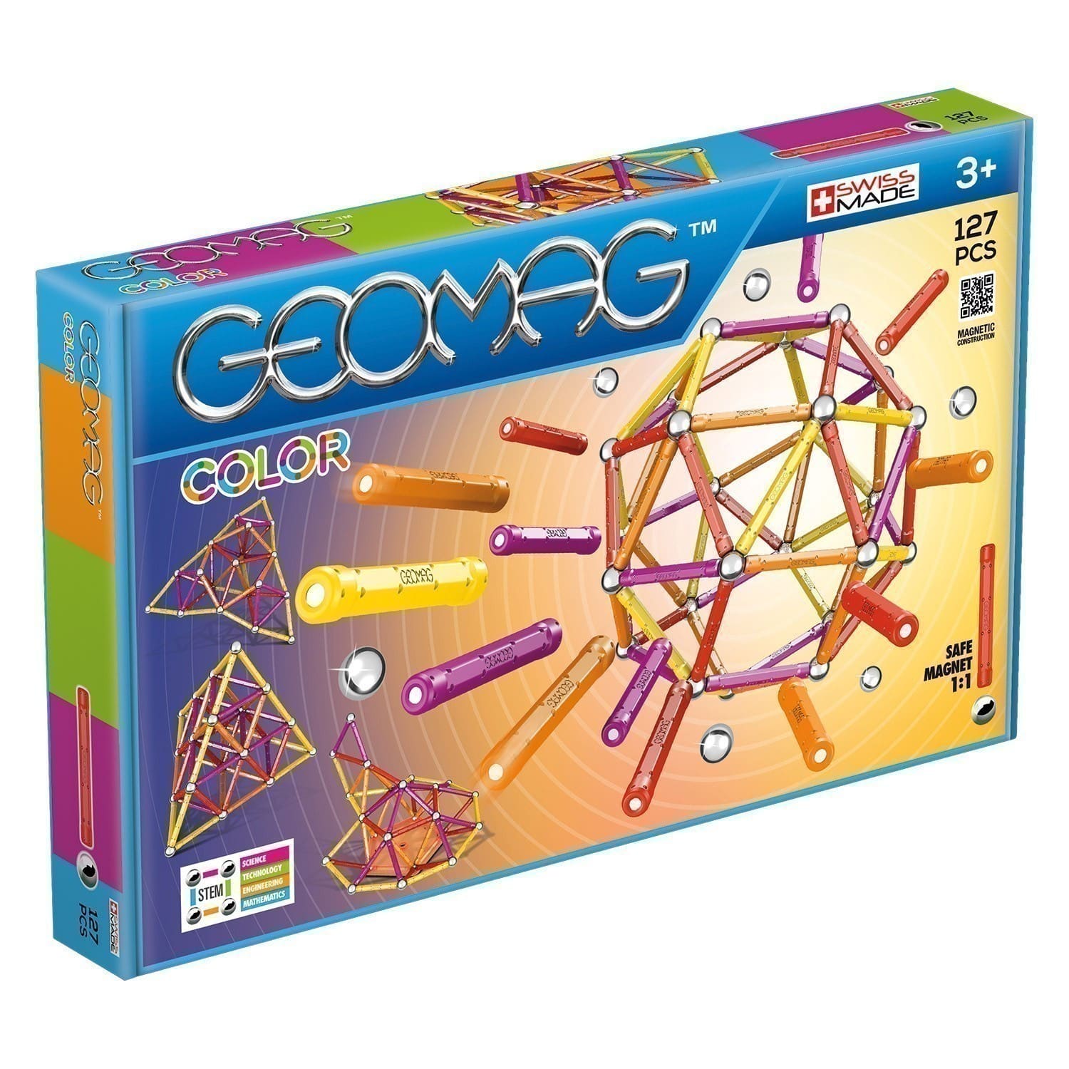 Geomag - Colour - 127 Piece Set