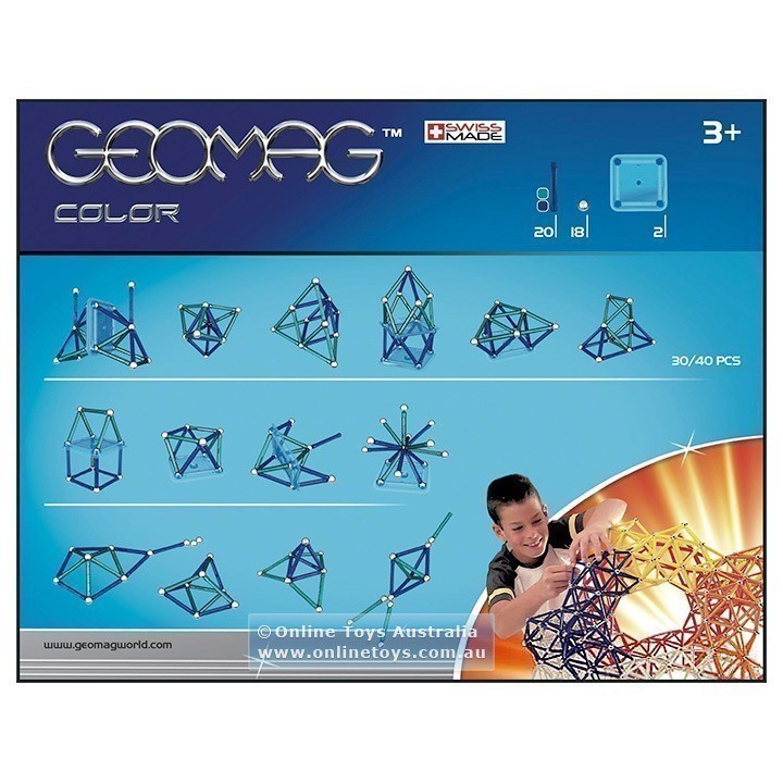 Geomag - Colour - 40 Piece Set