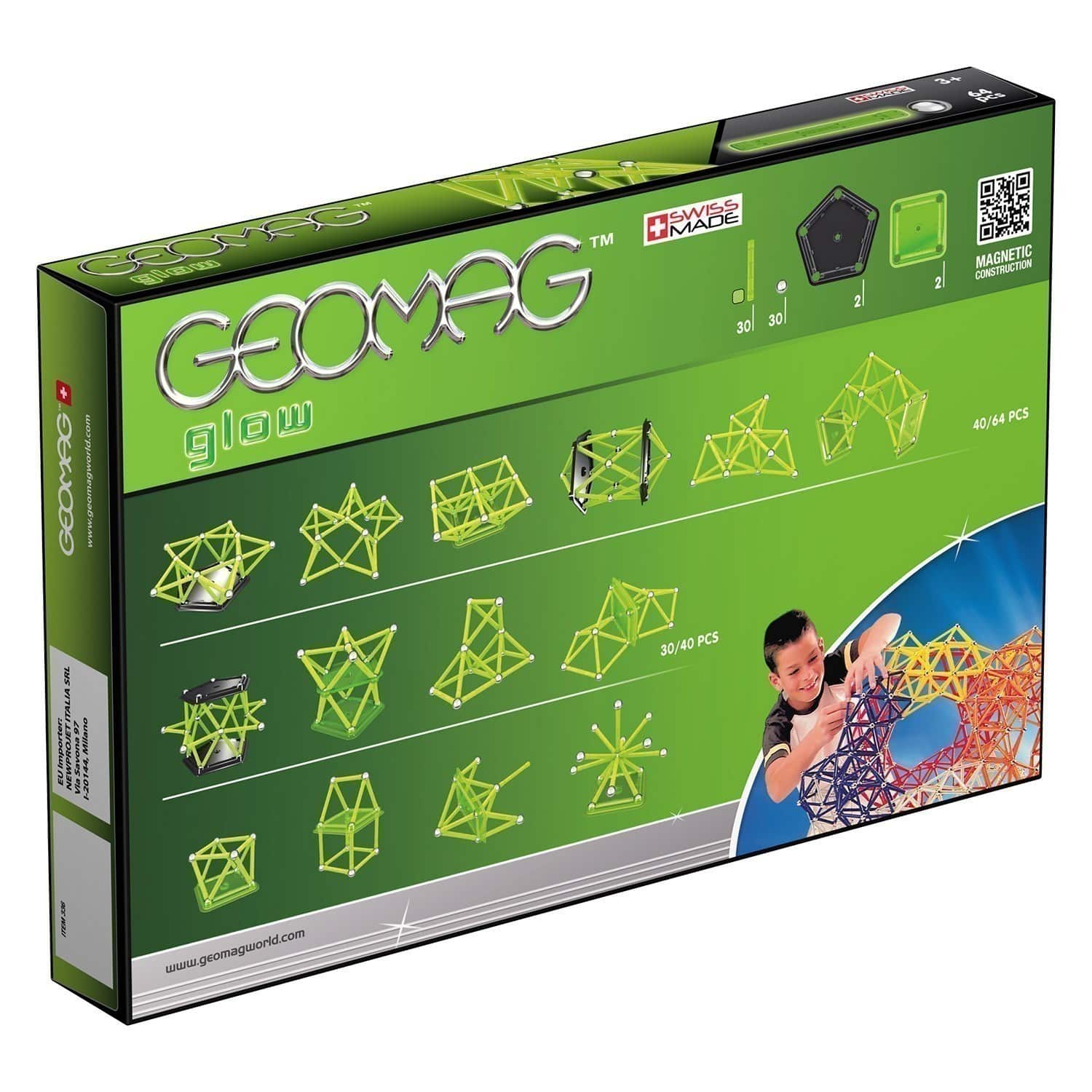 Geomag - Glow 64 Piece