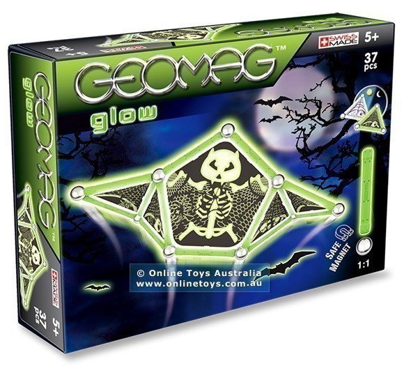 Geomag - Kids Glow Panels - 37 Piece Set