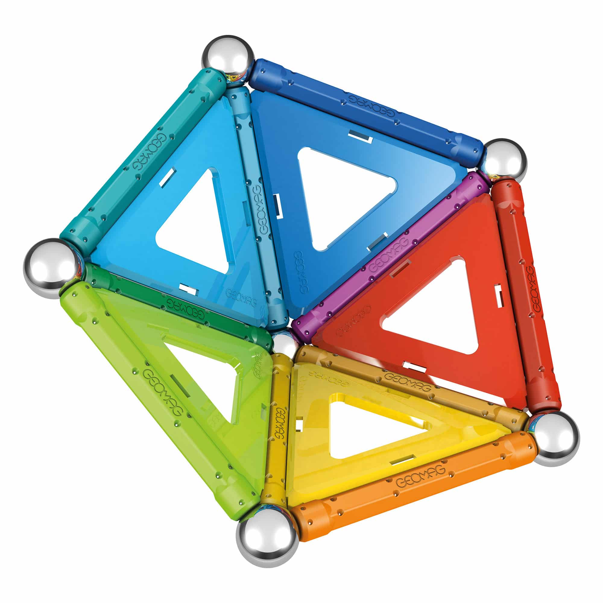 Geomag - Rainbow - 72 Piece Set