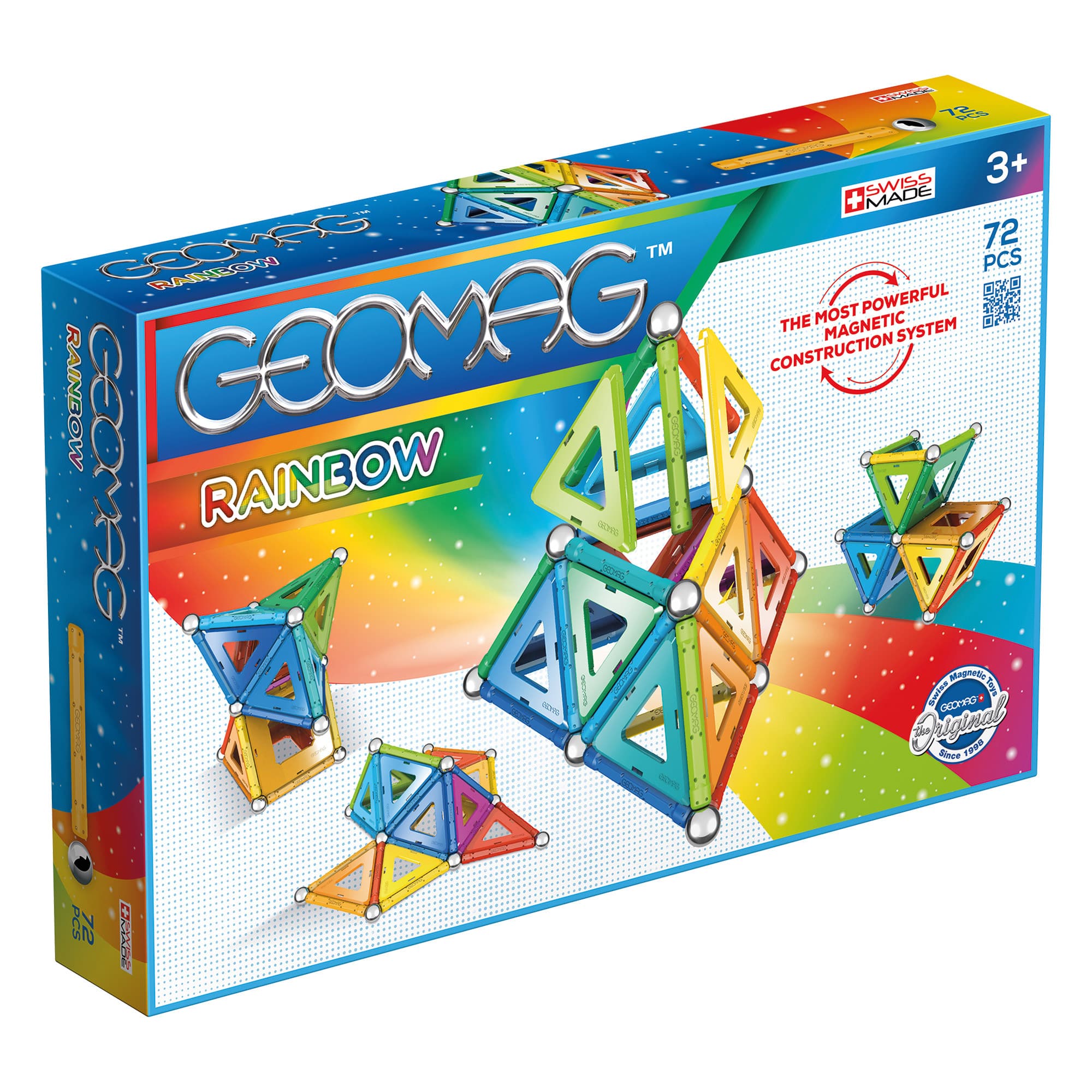 Geomag - Rainbow - 72 Piece Set